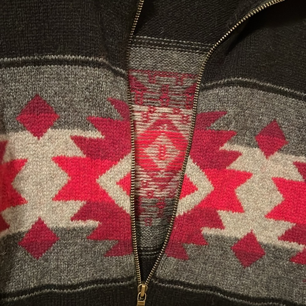 Polo Ralph Lauren Southwestern Indian Tribal Aztec Navajo Knit Sweater - Picture 3 of 4